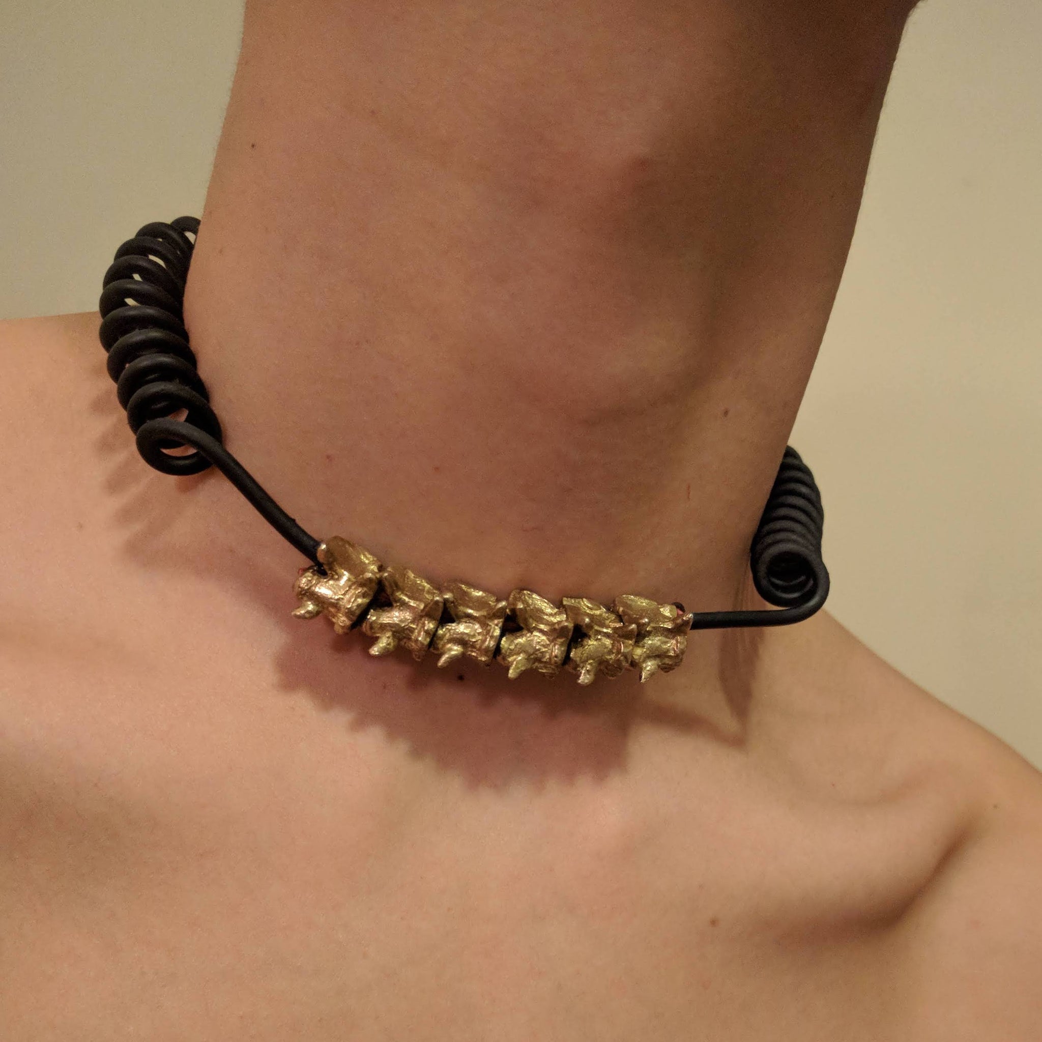 Snake Vertebrae Choker